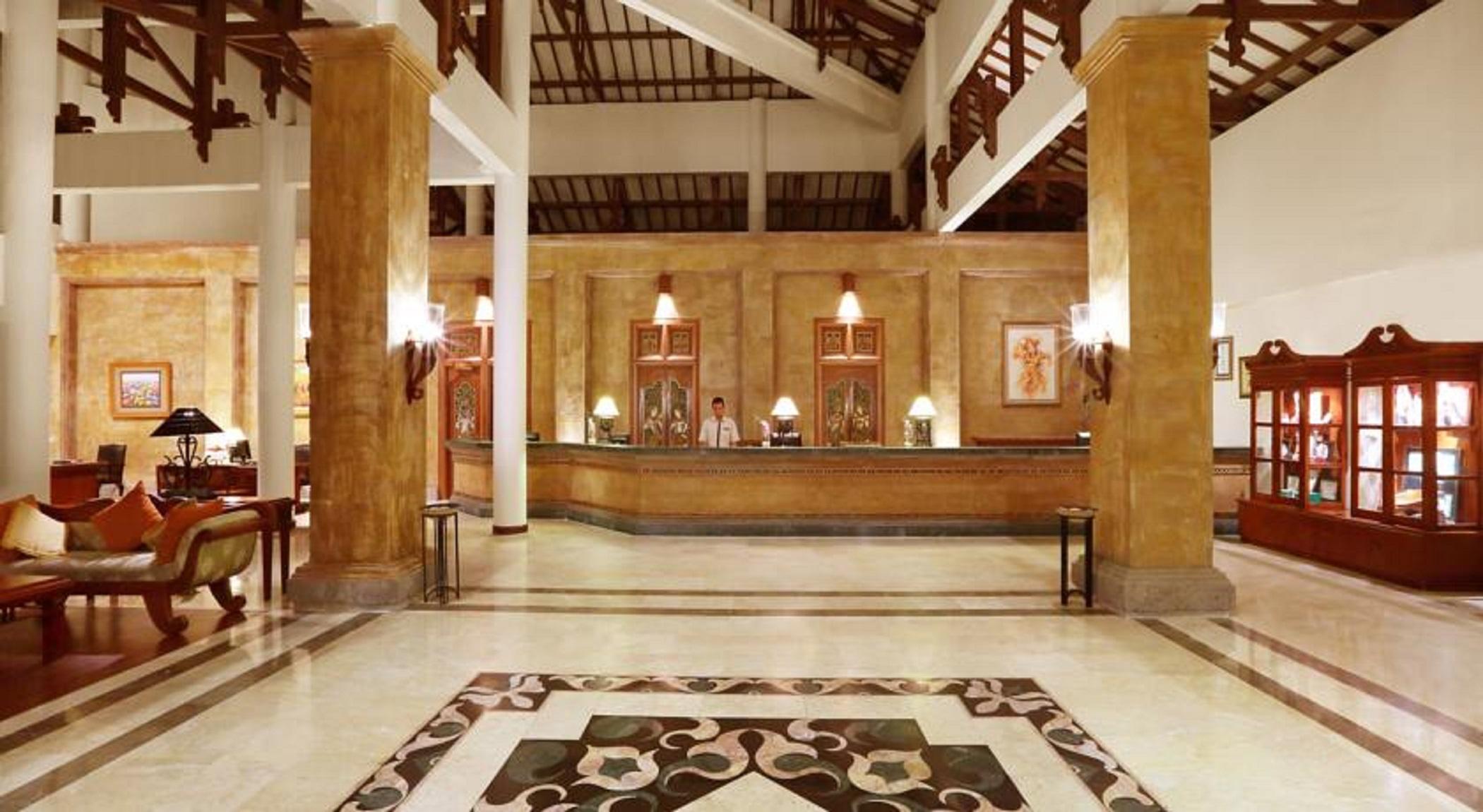 Grand Mirage Resort & Thalasso Bali Nusa Dua  Exterior foto The lobby of the hotel